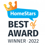 Homestars Best of 2022 award badge